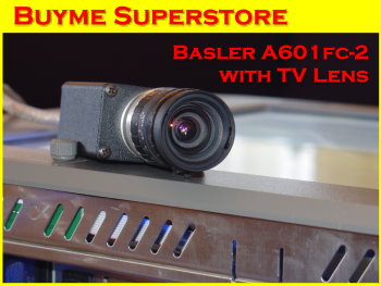 Buyme.com.au - Basler A601fc-2 Firewire Camera - 60 FPS (frames per second) * Superior image quality improves your image processing results *Ultra compact size reduces the space needed in your installation * Combined with the BCAM 1394 Driver and a standard IEEE 1394 adapter, these cameras offer a plug * Electronic exposure time control provides maximum flexibility