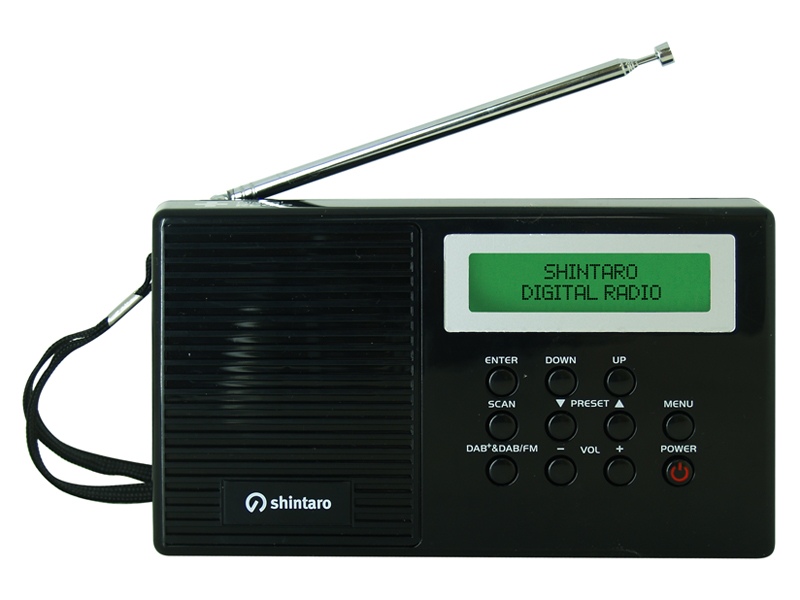 Shintaro Digital Radio DAB+ with FM Tuner Model: SHDRBLK
